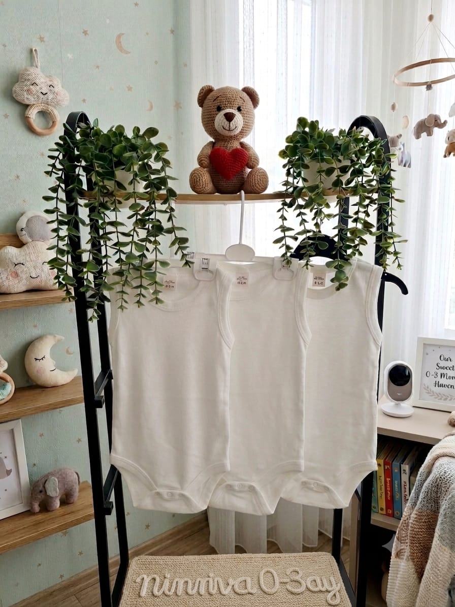 3 Adet 0-3 Ay Bebek Zıbın